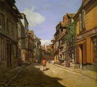 Monet, Claude Oscar - Le Rue de La Bavolle at Honfleur